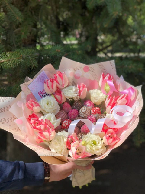 Букет «Фламенко» — большой