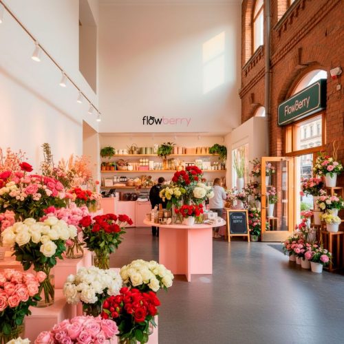 Интерьер магазина «FlowBerry»
