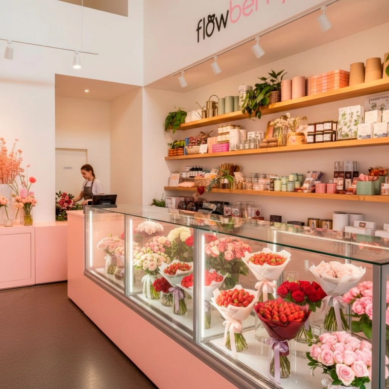 Витрина бутика «FlowBerry»