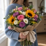 Букет Фея в руках у девушки